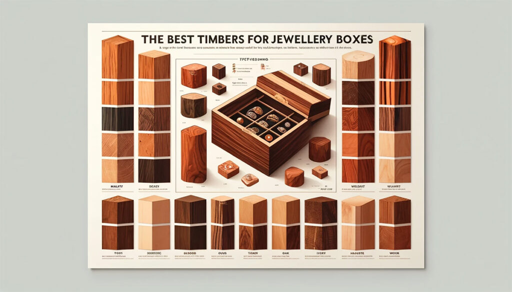 The Best Timbers for Jewellery Boxes